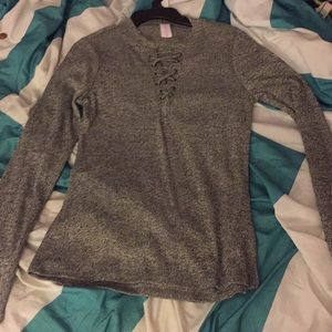 Tight fitted long sleeve shirt